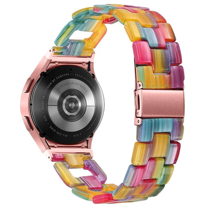 For Samsung Galaxy Watch4 Active 40mm / Active 44mm / Classic 42mm / Classic 46mm Resin D-Shape Watch Strap