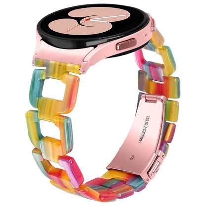For Samsung Galaxy Watch4 Active 40mm / Active 44mm / Classic 42mm / Classic 46mm Resin D-Shape Watch Strap