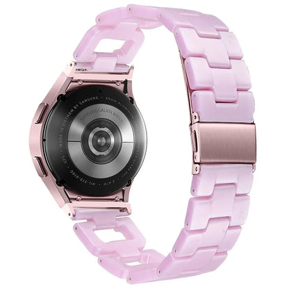 For Samsung Galaxy Watch4 Active 40mm / Active 44mm / Classic 42mm / Classic 46mm Resin D-Shape Watch Strap