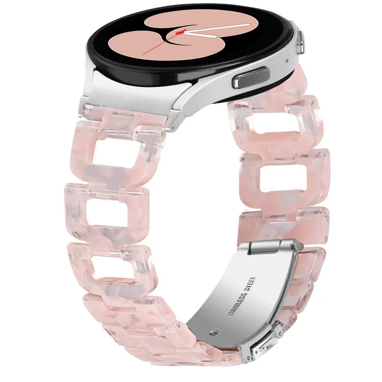 For Samsung Galaxy Watch4 Active 40mm / Active 44mm / Classic 42mm / Classic 46mm Resin D-Shape Watch Strap