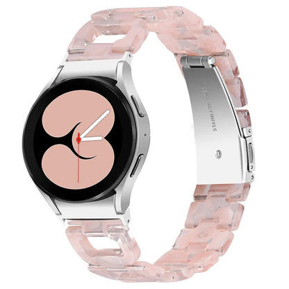 For Samsung Galaxy Watch4 Active 40mm / Active 44mm / Classic 42mm / Classic 46mm Resin D-Shape Watch Strap
