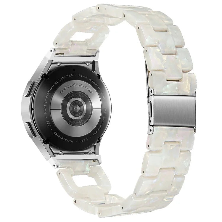 For Samsung Galaxy Watch4 Active 40mm / Active 44mm / Classic 42mm / Classic 46mm Resin D-Shape Watch Strap