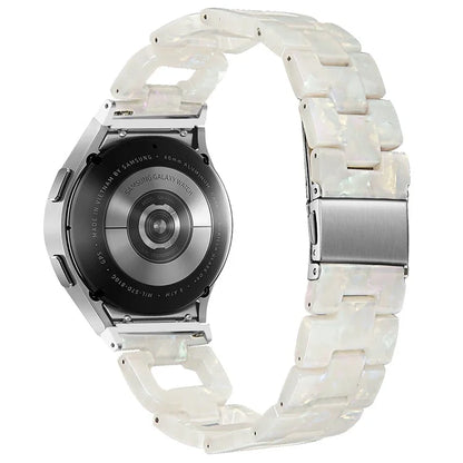 For Samsung Galaxy Watch4 Active 40mm / Active 44mm / Classic 42mm / Classic 46mm Resin D-Shape Watch Strap