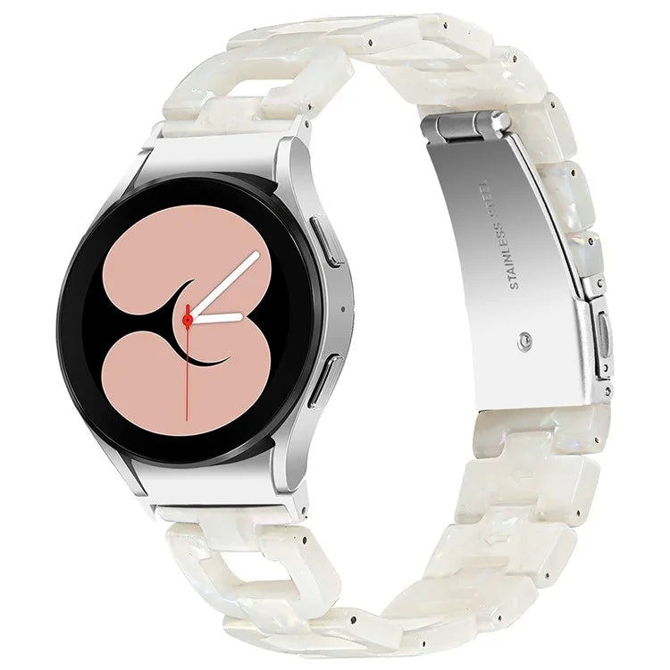 For Samsung Galaxy Watch4 Active 40mm / Active 44mm / Classic 42mm / Classic 46mm Resin D-Shape Watch Strap