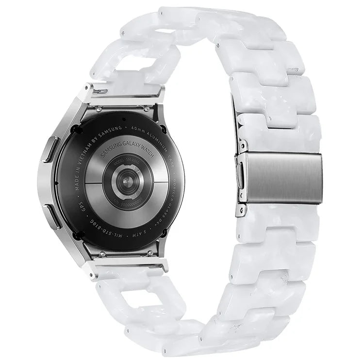 For Samsung Galaxy Watch4 Active 40mm / Active 44mm / Classic 42mm / Classic 46mm Resin D-Shape Watch Strap