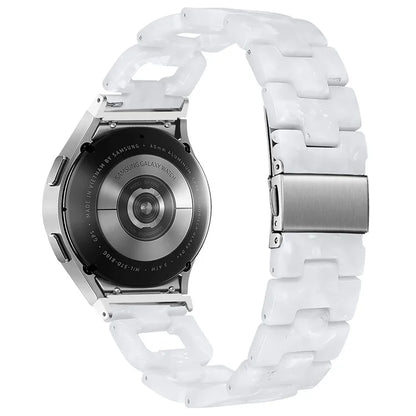 For Samsung Galaxy Watch4 Active 40mm / Active 44mm / Classic 42mm / Classic 46mm Resin D-Shape Watch Strap