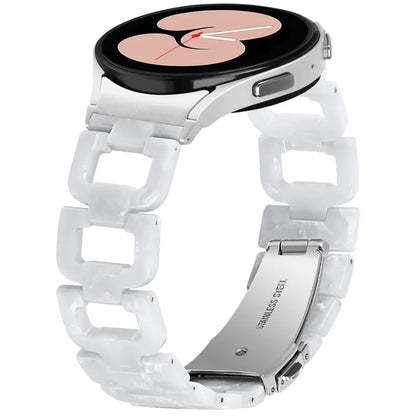 For Samsung Galaxy Watch4 Active 40mm / Active 44mm / Classic 42mm / Classic 46mm Resin D-Shape Watch Strap