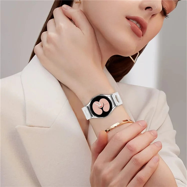 For Samsung Galaxy Watch4 Active 40mm / Active 44mm / Classic 42mm / Classic 46mm Resin D-Shape Watch Strap