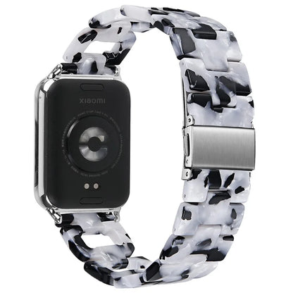 Watch Strap for Xiaomi Redmi Watch 4 D-Shape Resin Replacement Watchband+White