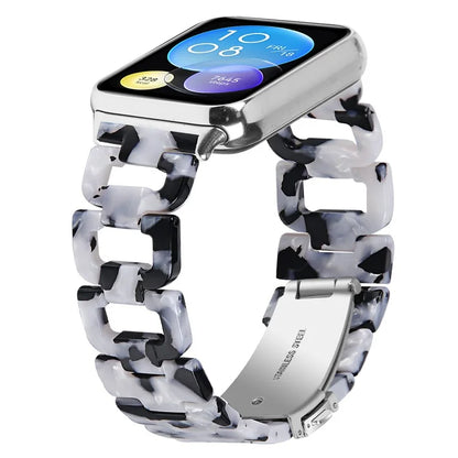 Watch Strap for Xiaomi Redmi Watch 4 D-Shape Resin Replacement Watchband+White