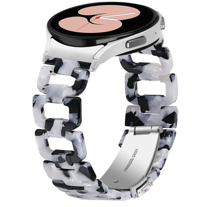Resin Strap for Samsung Galaxy Watch6 40mm / 44mm / Watch6 Classic 43mm / 47mm D-Shape Bracelet Watchband
