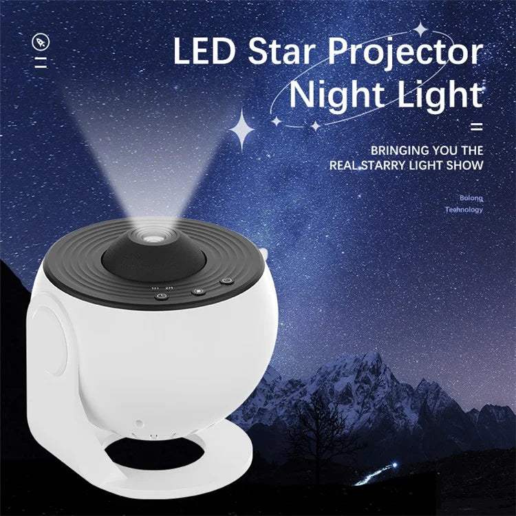 LED Star Projector Galaxy Night Light Rotating Nebula Projector Lamp Living Room Decor