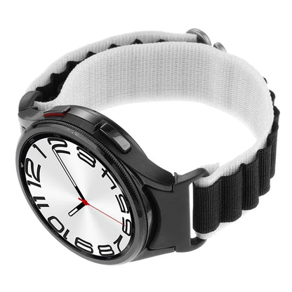 For Samsung Galaxy Watch6 / Watch6 Classic / Watch 5 / Watch4 Nylon Watch Strap G Hook Wristband