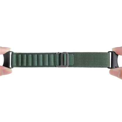 For Samsung Galaxy Watch6 / Watch6 Classic / Watch 5 / Watch4 Nylon Watch Strap G Hook Wristband