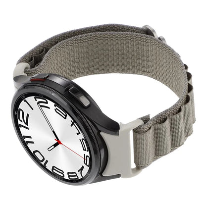 For Samsung Galaxy Watch6 / Watch6 Classic / Watch 5 / Watch4 Nylon Watch Strap G Hook Wristband
