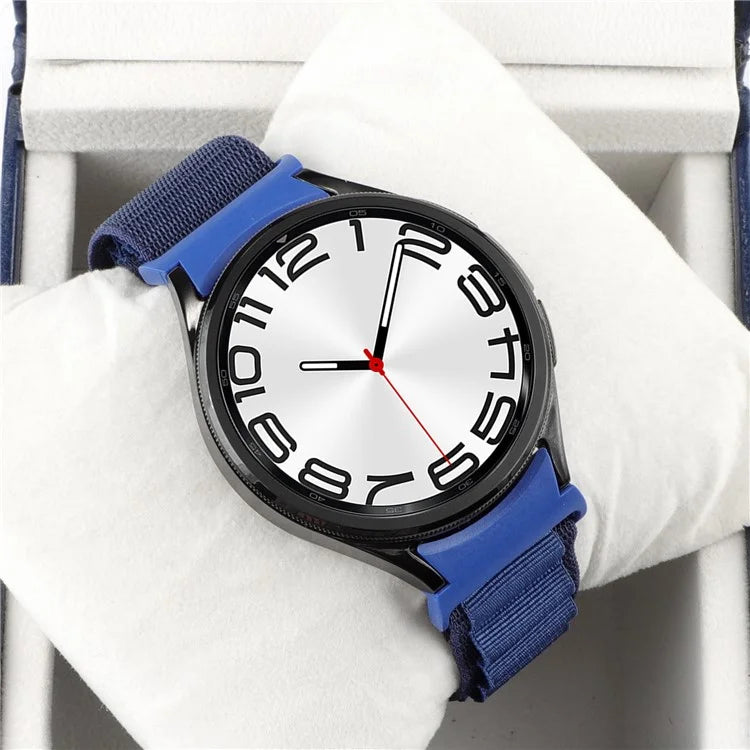 For Samsung Galaxy Watch6 / Watch6 Classic / Watch 5 / Watch4 Nylon Watch Strap G Hook Wristband