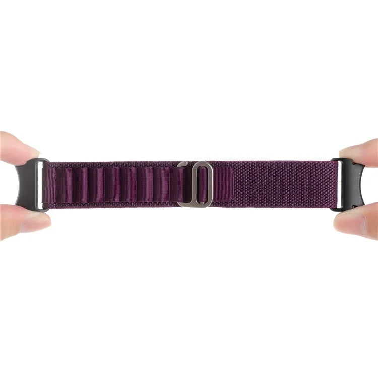 For Samsung Galaxy Watch6 / Watch6 Classic / Watch 5 / Watch4 Nylon Watch Strap G Hook Wristband