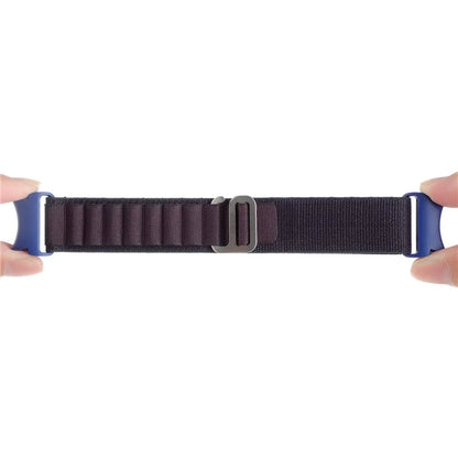 For Samsung Galaxy Watch6 / Watch6 Classic / Watch 5 / Watch4 Nylon Watch Strap G Hook Wristband