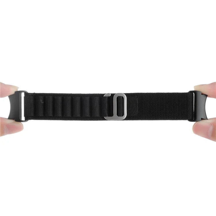 For Samsung Galaxy Watch6 / Watch6 Classic / Watch 5 / Watch4 Nylon Watch Strap G Hook Wristband