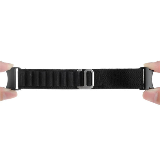 For Samsung Galaxy Watch6 / Watch6 Classic / Watch 5 / Watch4 Nylon Watch Strap G Hook Wristband