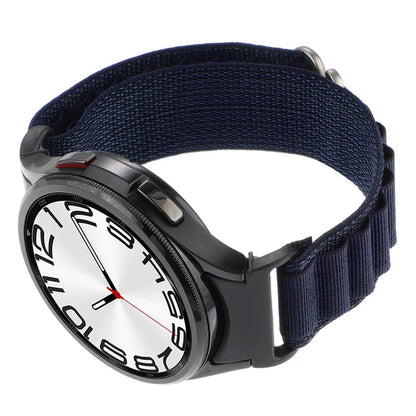 For Samsung Galaxy Watch6 / Watch6 Classic / Watch 5 / Watch4 Nylon Watch Strap G Hook Wristband