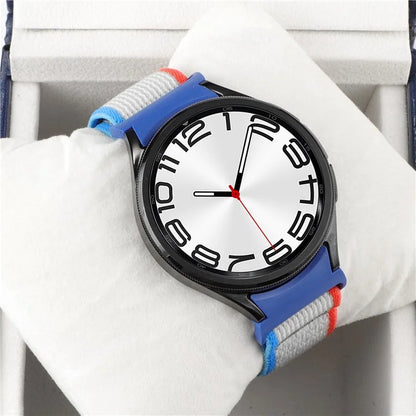 For Samsung Galaxy Watch6 / Watch 5 / Watch4 Trail Loop Strap Nylon Fabric Sport Watch Band