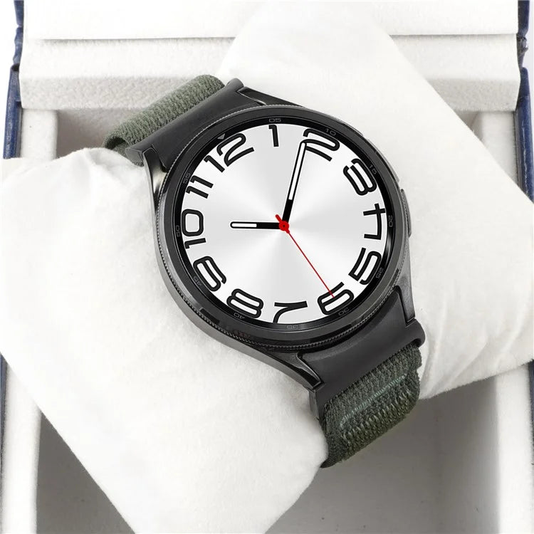 For Samsung Galaxy Watch6 / Watch 5 / Watch4 Trail Loop Strap Nylon Fabric Sport Watch Band