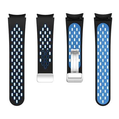 For Samsung Galaxy Watch6 40mm / Watch6 44mm / Watch6 Classic 43mm Watch Strap with Silver Buckle