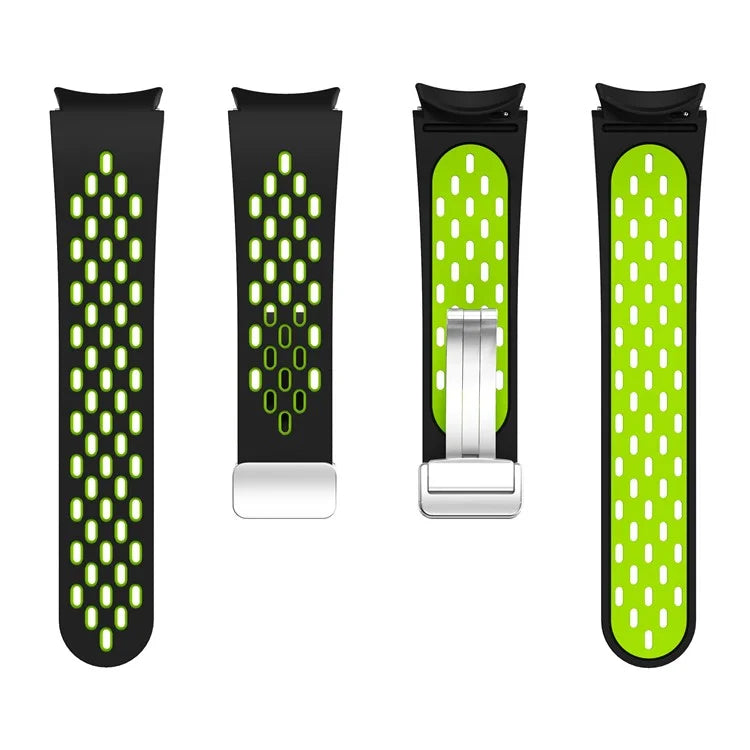 For Samsung Galaxy Watch6 40mm / Watch6 44mm / Watch6 Classic 43mm Watch Strap with Silver Buckle