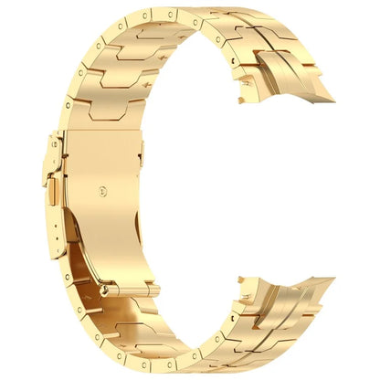 For Samsung Galaxy Watch6 / Watch 5 / Watch4 Watch Strap Stainless Steel Watch Band with Connector