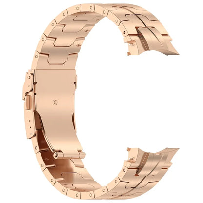 For Samsung Galaxy Watch6 / Watch 5 / Watch4 Watch Strap Stainless Steel Watch Band with Connector