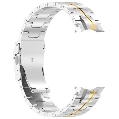For Samsung Galaxy Watch6 / Watch 5 / Watch4 Watch Strap Stainless Steel Watch Band with Connector