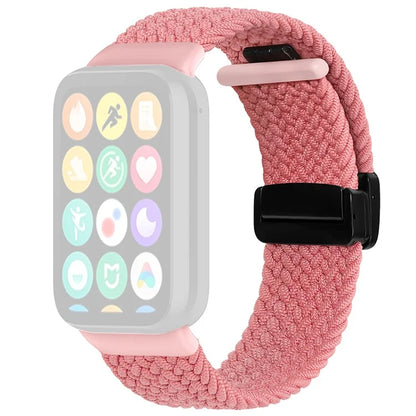 For Xiaomi Smart Band 8 Pro / Redmi Watch 4 Nylon Braided Band Magnetic Buckle Watch Strap