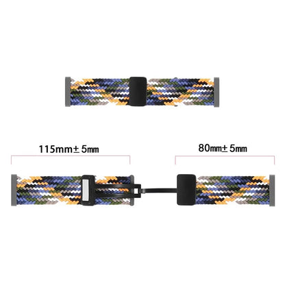 For Xiaomi Smart Band 8 Pro / Redmi Watch 4 Nylon Braided Band Magnetic Buckle Watch Strap