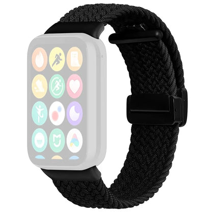 For Xiaomi Smart Band 8 Pro / Redmi Watch 4 Nylon Braided Band Magnetic Buckle Watch Strap