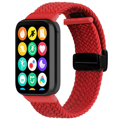 For Xiaomi Smart Band 8 Pro / Redmi Watch 4 Nylon Braided Band Magnetic Buckle Watch Strap