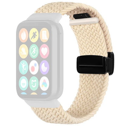 For Xiaomi Smart Band 8 Pro / Redmi Watch 4 Nylon Braided Band Magnetic Buckle Watch Strap