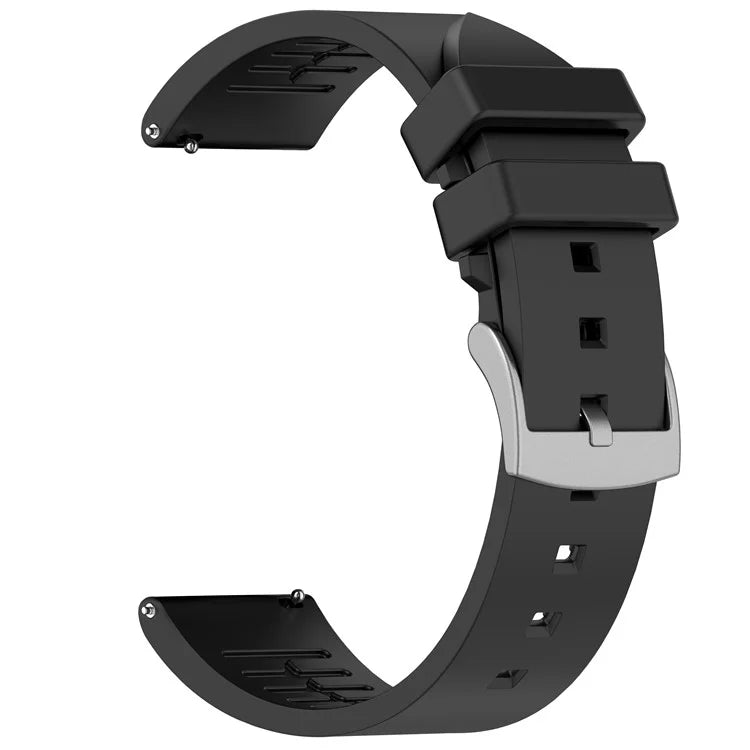 For Samsung Galaxy Watch6 Classic / Watch 5 / Garmin vivoactive 5 Wrist Band 20mm Fluorine Rubber Strap