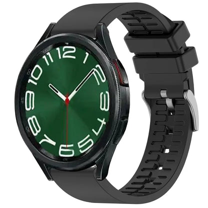 For Samsung Galaxy Watch6 Classic / Watch 5 / Garmin vivoactive 5 Wrist Band 20mm Fluorine Rubber Strap