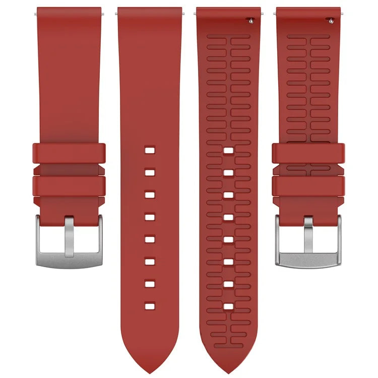 For Samsung Galaxy Watch6 Classic / Watch 5 / Garmin vivoactive 5 Wrist Band 20mm Fluorine Rubber Strap