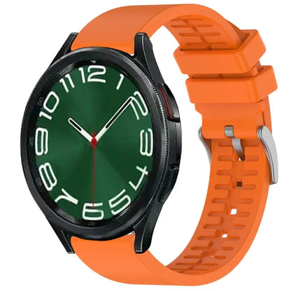 For Samsung Galaxy Watch6 Classic / Watch 5 / Garmin vivoactive 5 Wrist Band 20mm Fluorine Rubber Strap