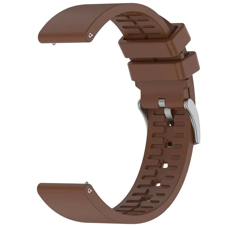 For Samsung Galaxy Watch6 Classic / Watch 5 / Garmin vivoactive 5 Wrist Band 20mm Fluorine Rubber Strap