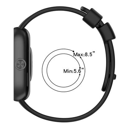 For Xiaomi Redmi Watch 4 / Smart Band 8 Pro Silicone Wrist Strap with Watch Case