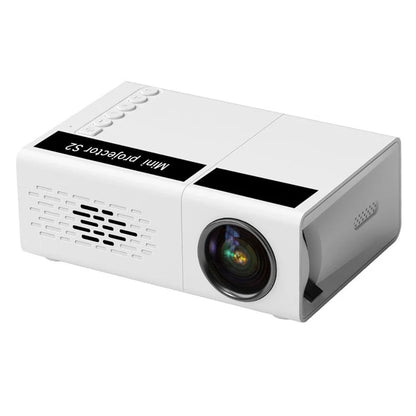 S2 Portable LED Projector 1080P HD Clear 600 Lumen Mini Home Theater Media Player
