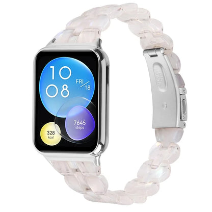 For Xiaomi Redmi Watch 4 Rhombus Resin Smart Watch Strap