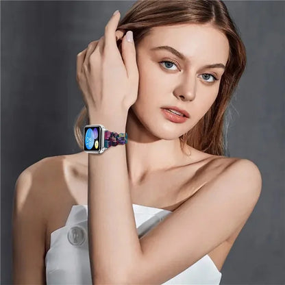 For Xiaomi Redmi Watch 4 Rhombus Resin Smart Watch Strap