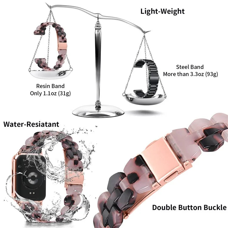 Bracelet Band for Xiaomi Smart Band 8 Pro Rhombus Resin Watch Strap
