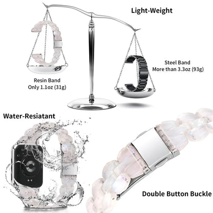 Bracelet Band for Xiaomi Smart Band 8 Pro Rhombus Resin Watch Strap