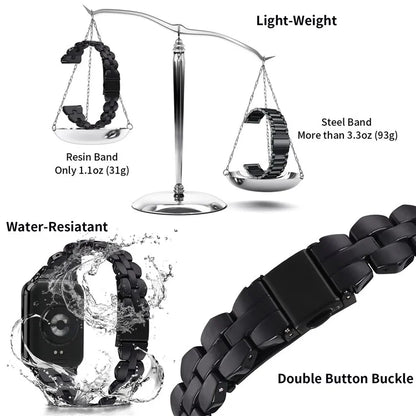 Bracelet Band for Xiaomi Smart Band 8 Pro Rhombus Resin Watch Strap