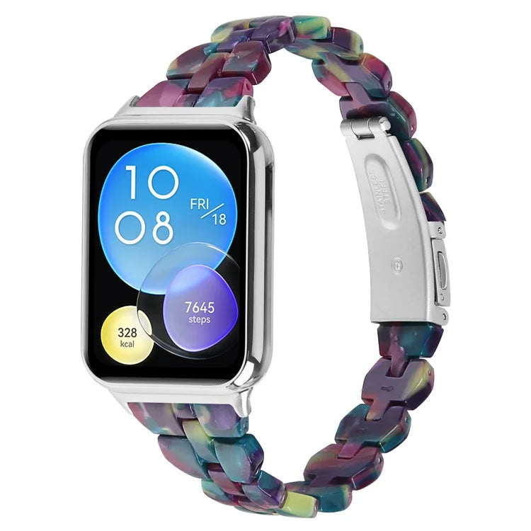 Bracelet Band for Xiaomi Smart Band 8 Pro Rhombus Resin Watch Strap